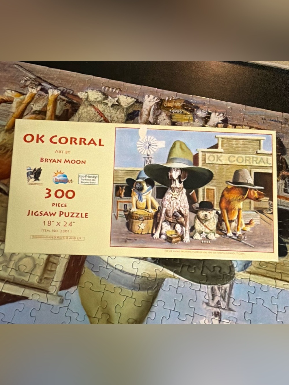 Sunsout OK Corral 300-Piece Jigsaw Puzzle 🎨 Bryan Moon
